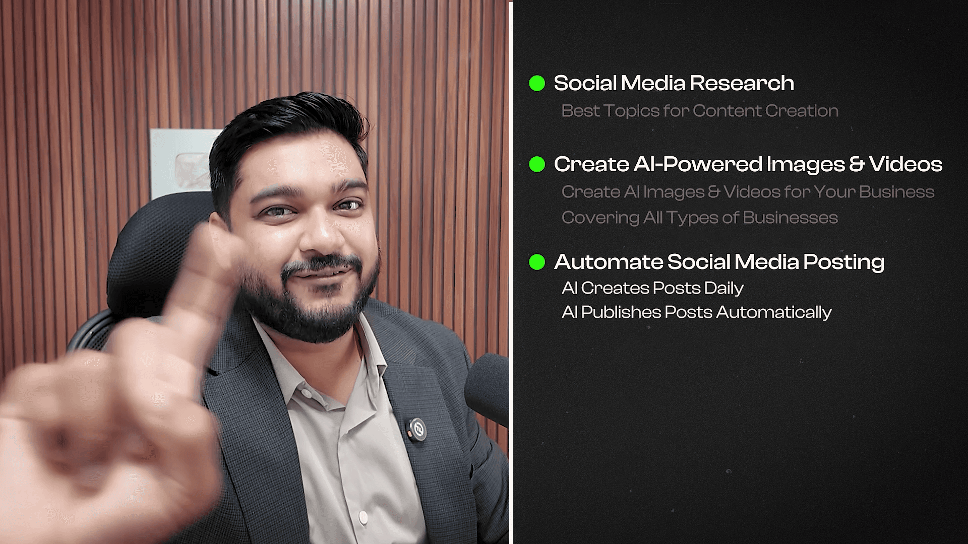 Preview of the AI social media automation workshop introduction video