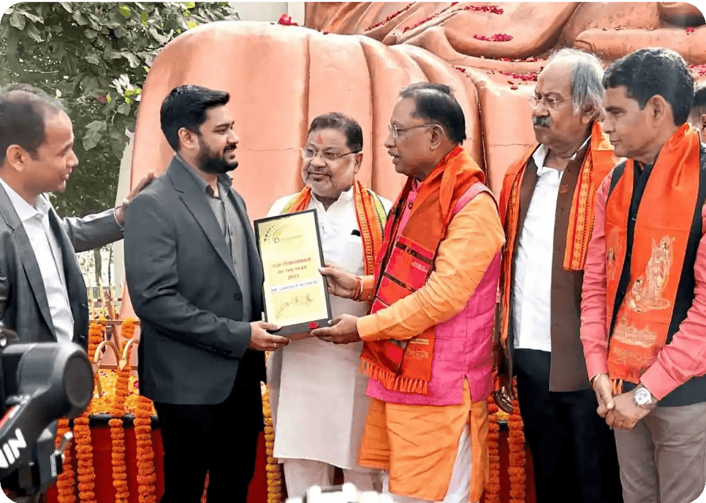 Lakshit awarded by Chief Minister of Chhattisgarh